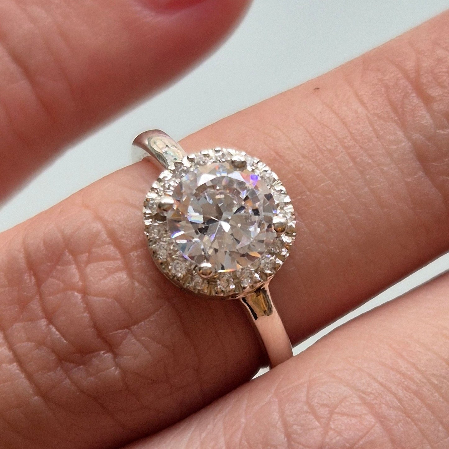 Havana Halo Engagement Ring