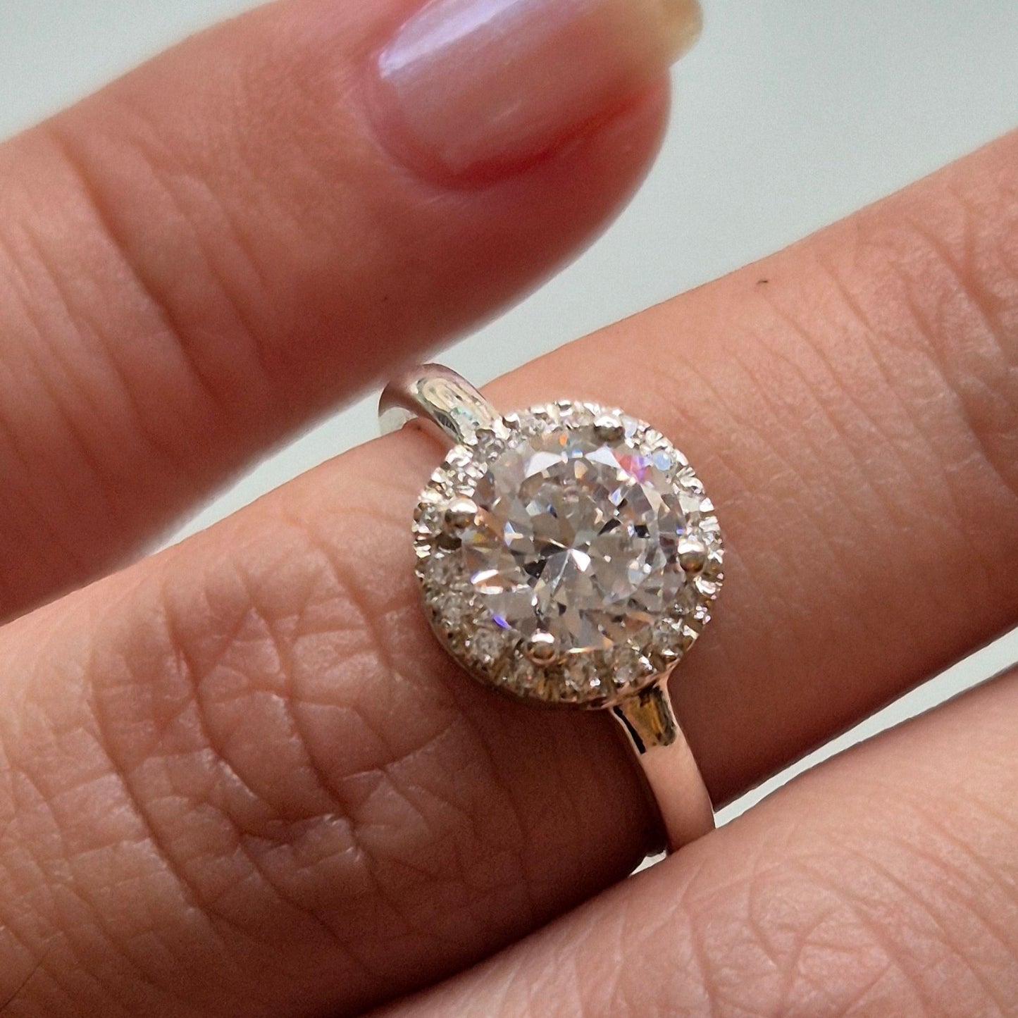 Havana Halo Engagement Ring