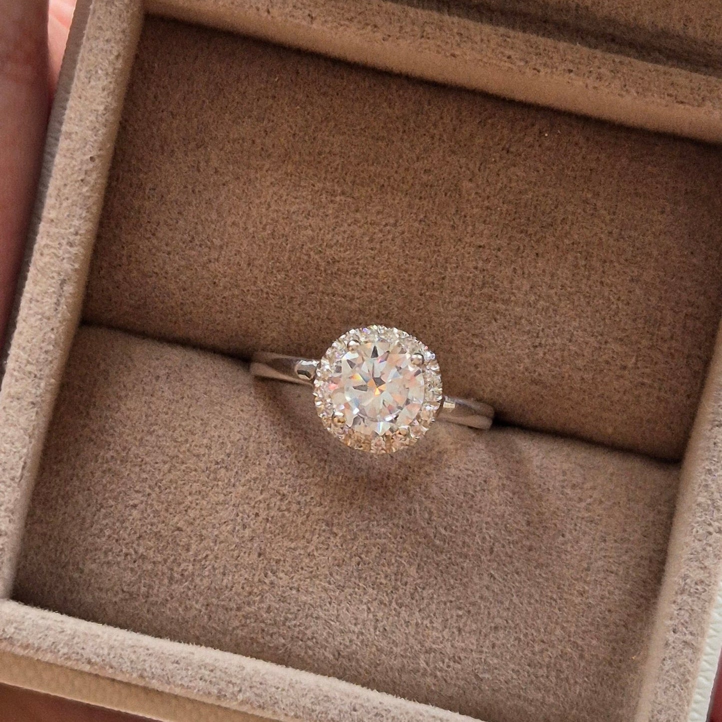 Havana Halo Engagement Ring