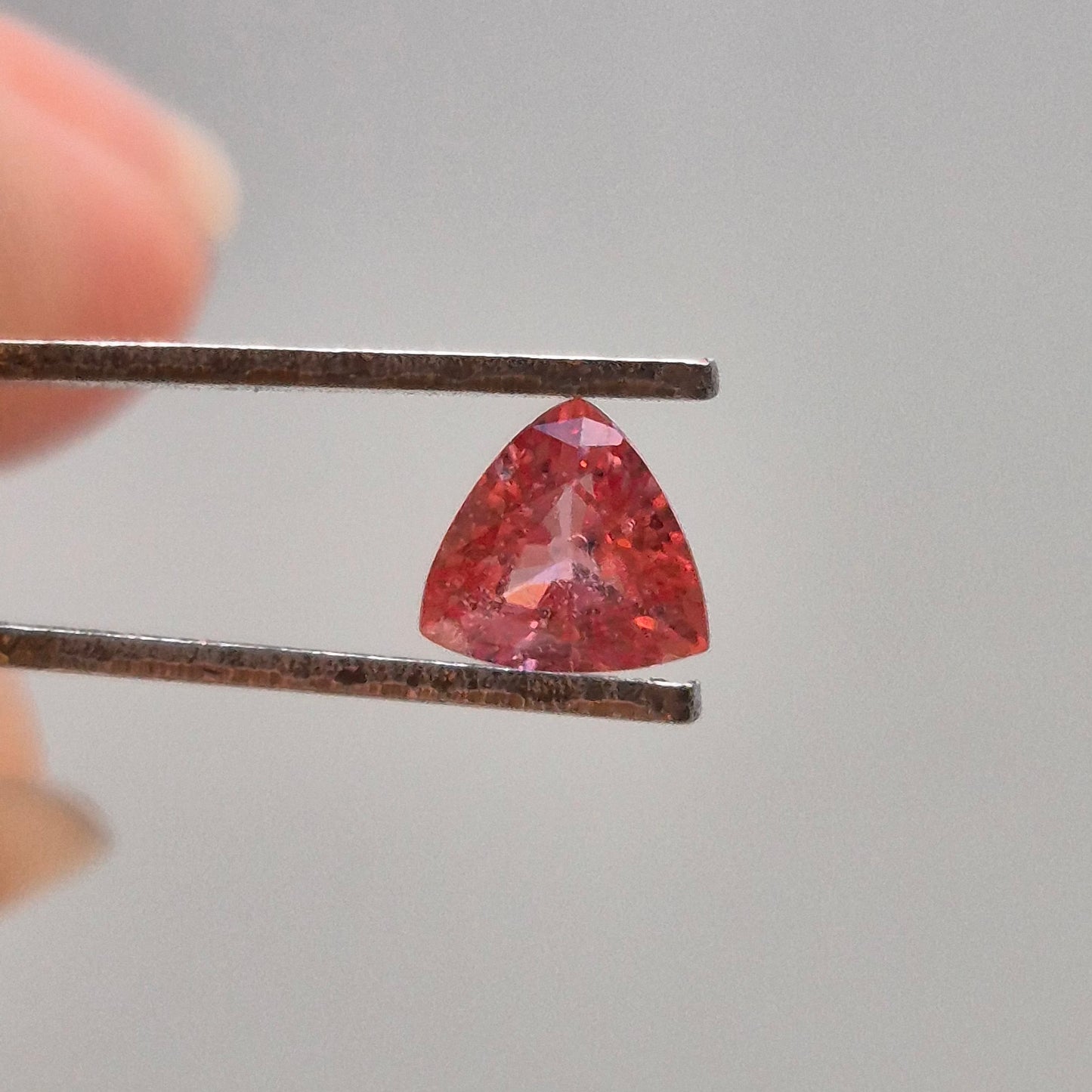 0.43ct Padparadscha Trillion cut Sapphire