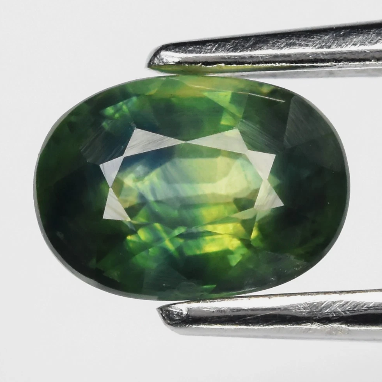0.75ct Teal Blue Green Oval Sapphire