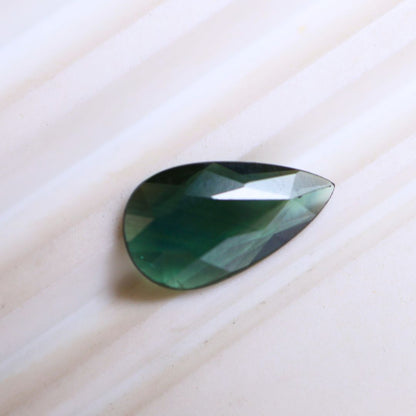 1.04ct Teal Blue Pear Sapphire
