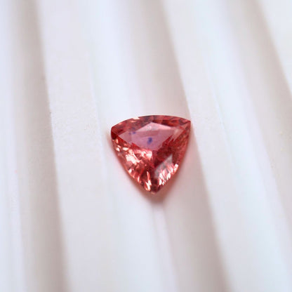 0.43ct Padparadscha Trillion cut Sapphire