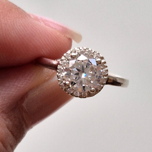 Havana Halo Engagement Ring