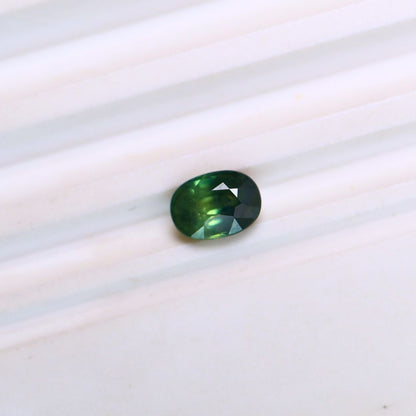 0.75ct Teal Blue Green Oval Sapphire