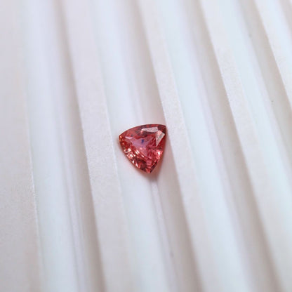 0.43ct Padparadscha Trillion cut Sapphire