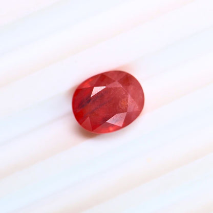1.71ct Oval cut Deep Pink Sapphire