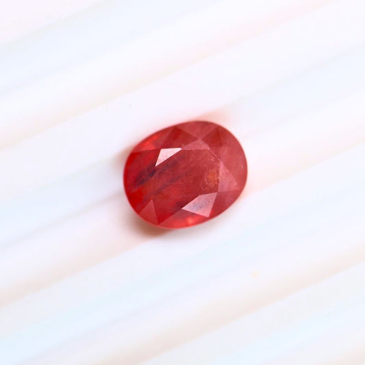1.71ct Oval cut Deep Pink Sapphire