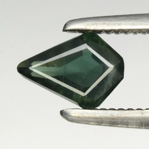 0.48ct Teal Blue Green Kite cut Sapphire