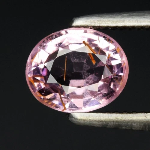 0.73ct Baby Pink Oval cut Sapphire