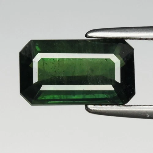 2.30ct Deep Green Emerald cut Sapphire