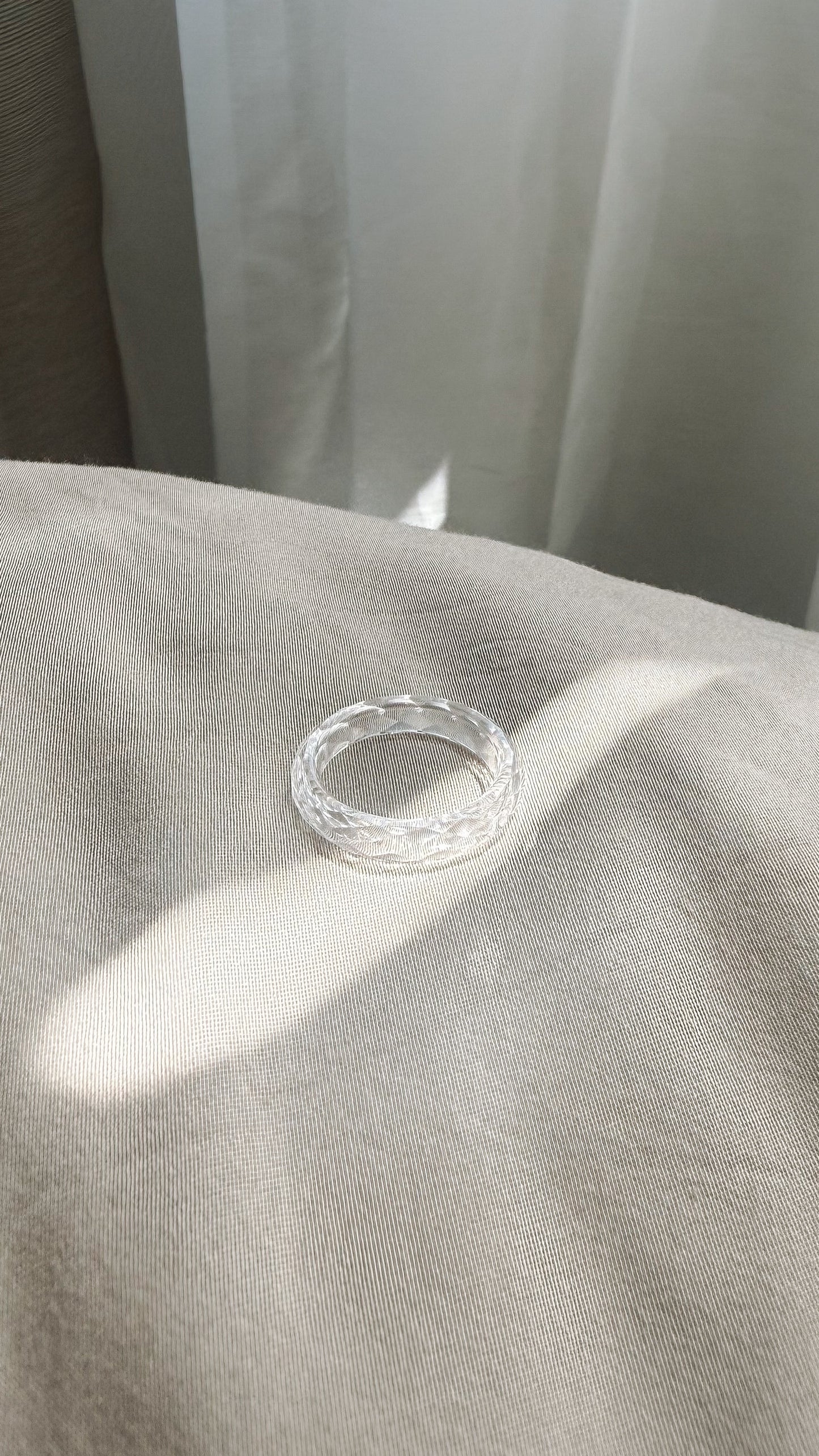 PRE-ORDER White Sapphire Full Gemstone Ring