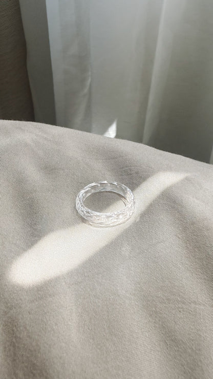 PRE-ORDER White Sapphire Full Gemstone Ring