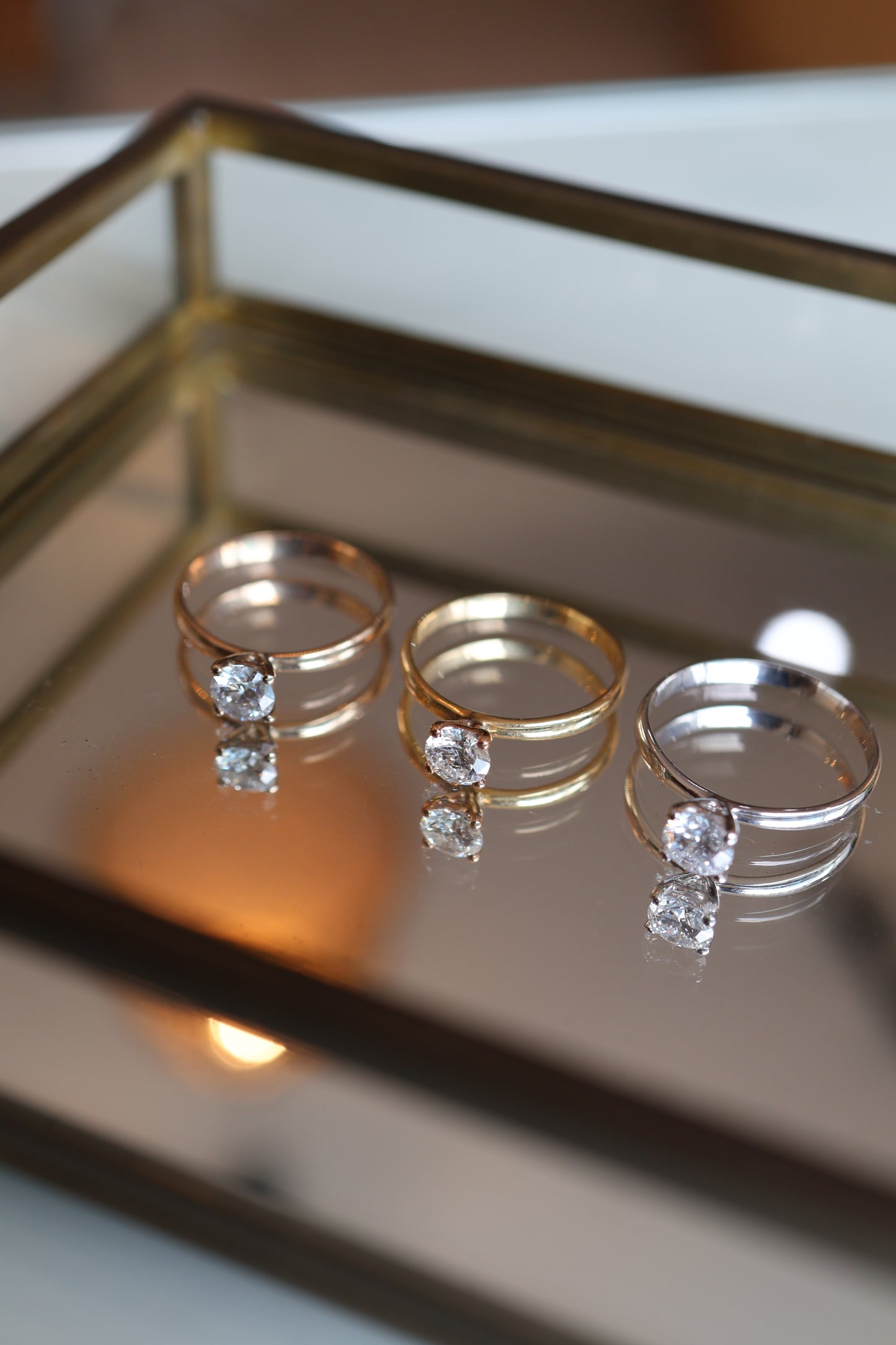 SAMPLE SALE: 0.50 CT Solitaire Lab Diamond in 14K White Gold Ring SZ 7