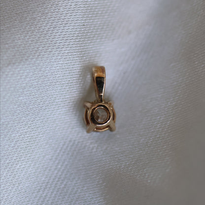 SAMPLE SALE: 0.50 CT Lab Diamond Pendant in 14K Yellow Gold