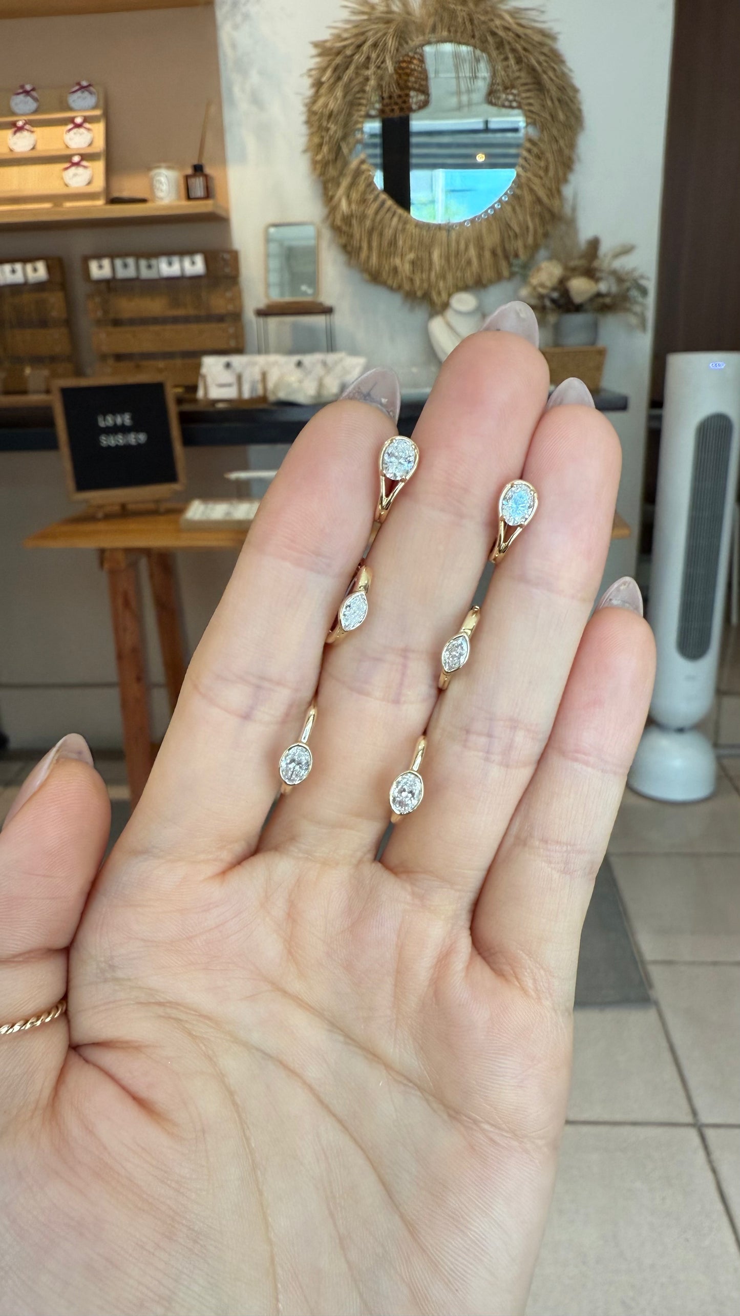 PRE-ORDER 0.37 TCW Cool Girl Marquise Lab Diamond Hoop Stud Earrings in 14K Gold (Copy)