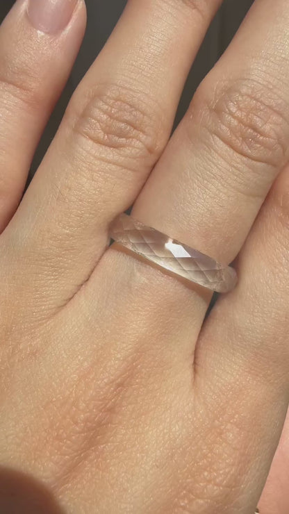 PRE-ORDER White Sapphire Full Gemstone Ring
