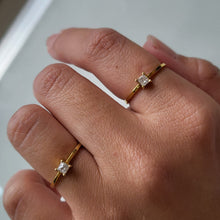 Load image into Gallery viewer, ONHAND: Princess Cut Diamond in 14k Gold

