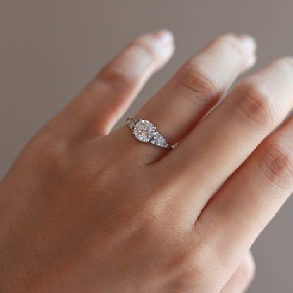 Paris Cluster Engagement Ring