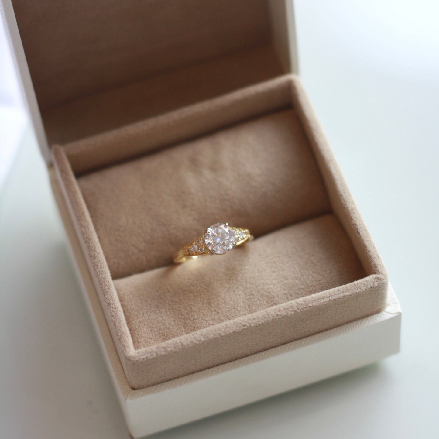 Paris Cluster Engagement Ring