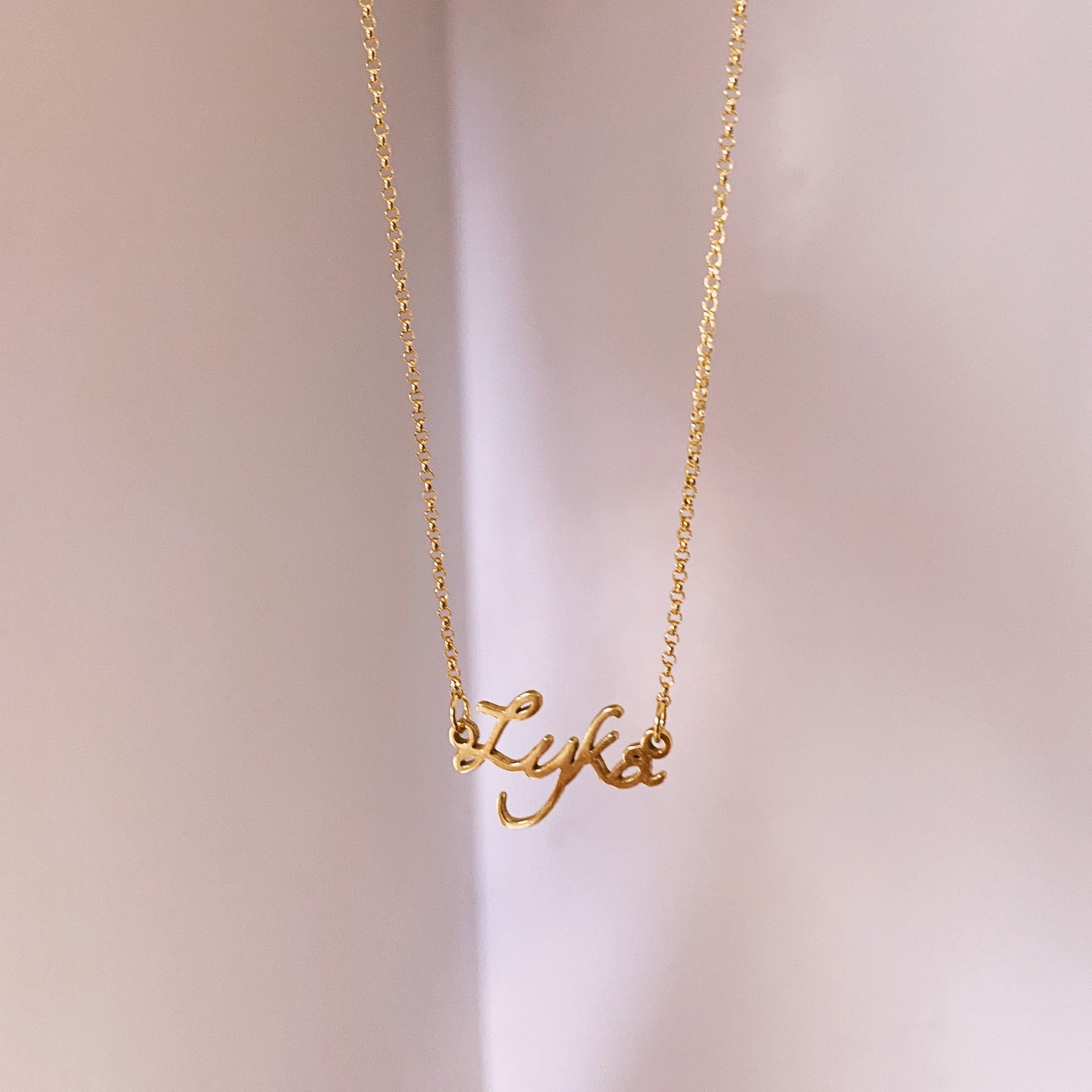 Name Necklace Chain For Lovers Customized Name Necklace