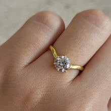 Load image into Gallery viewer, Tokyo Solitaire Engagement Ring
