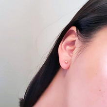 Load image into Gallery viewer, ONHAND: Tiny Ball Stud earrings Silver
