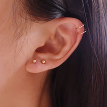 Load image into Gallery viewer, ONHAND: Tiny Ball Stud earrings Silver
